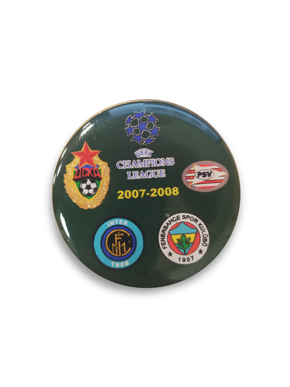 Коллекционный значок ЛЧ 2007-2008