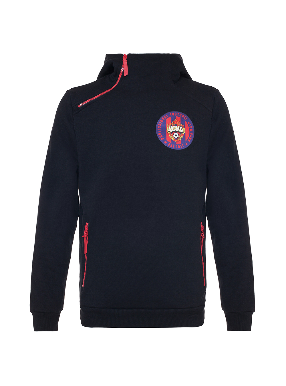 Худи женское PFC CSKA est 1911, цвет чёрный (XL)