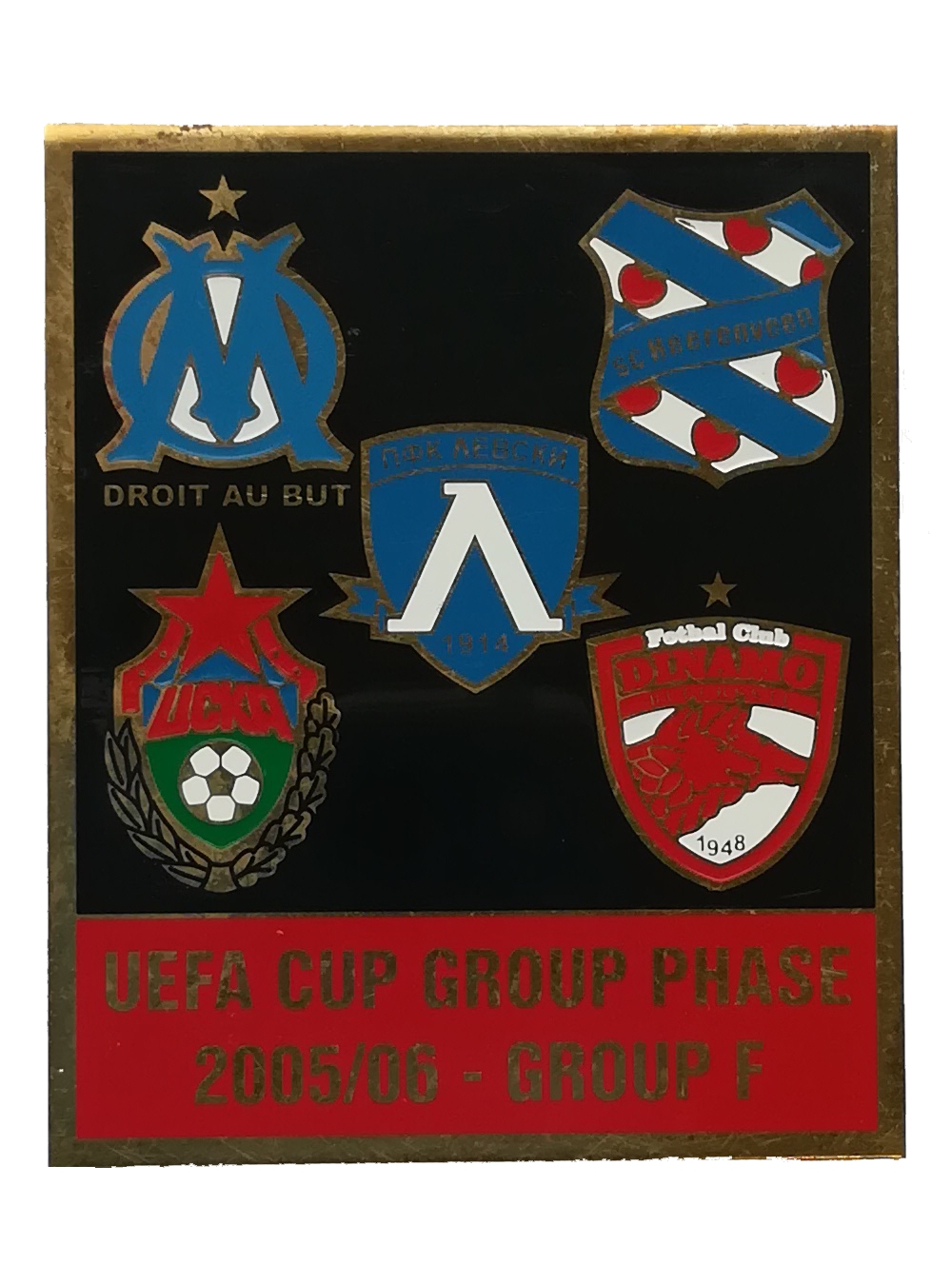 

Коллекционный значок ЛЧ 2005-2006 Group F