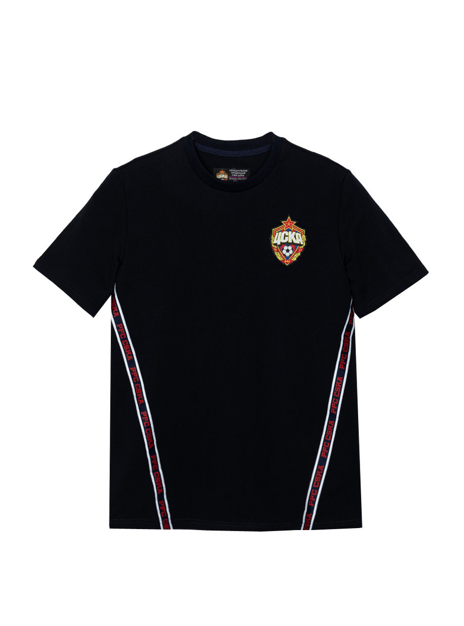 

Футболка мужская PFC CSKA с эмблемой, цвет тёмно-синий