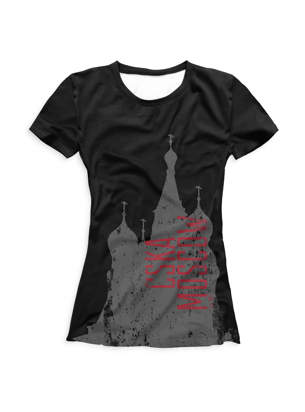 Футболка "ПФК ЦСКА. Собор" (Женский, XL)