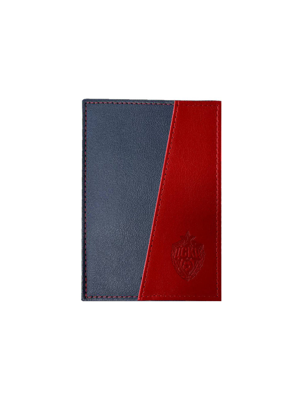 Обложка для паспорта, красный/синий