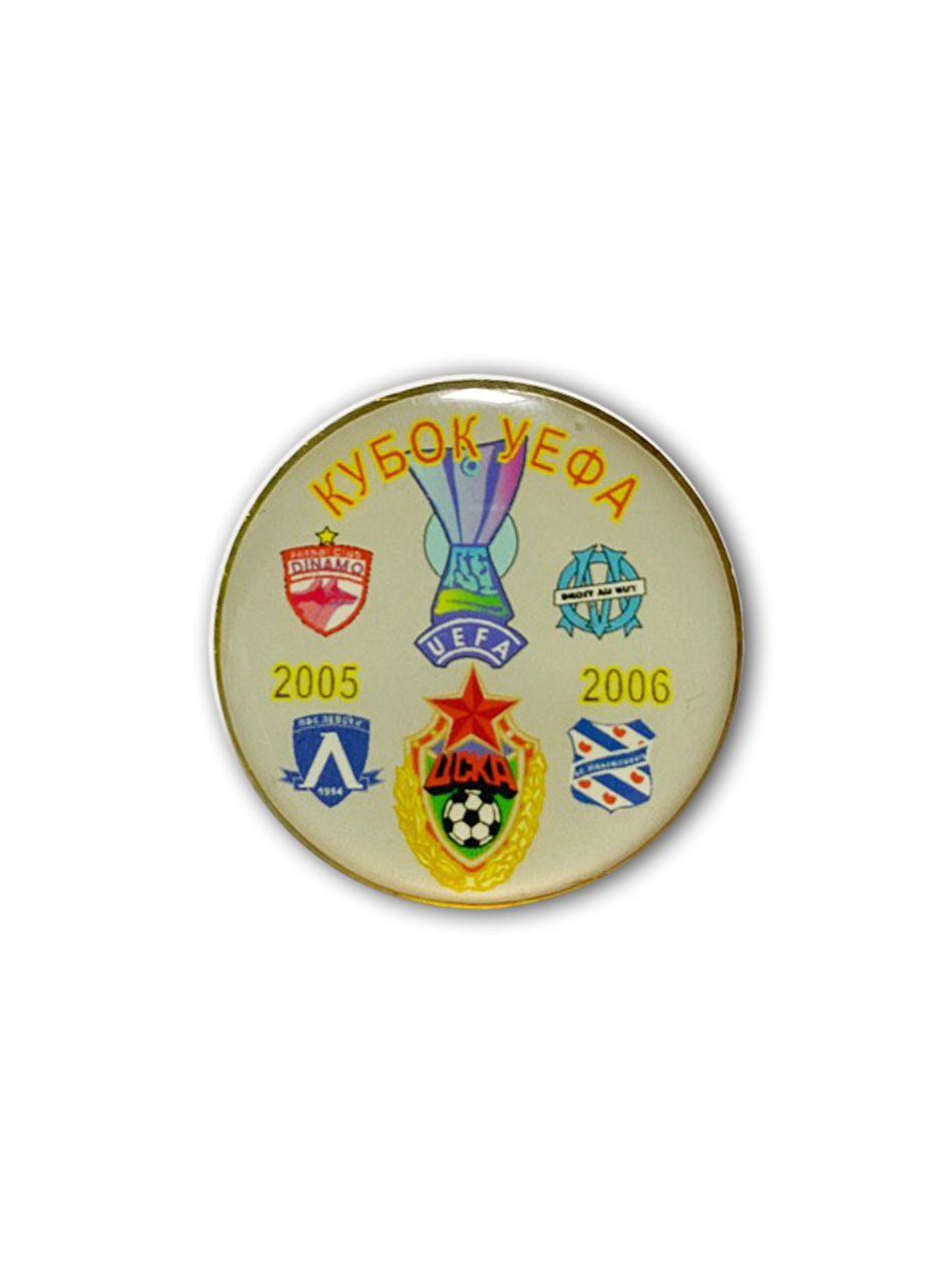 Коллекционный значок КУБОК УЕФА 2005-2006