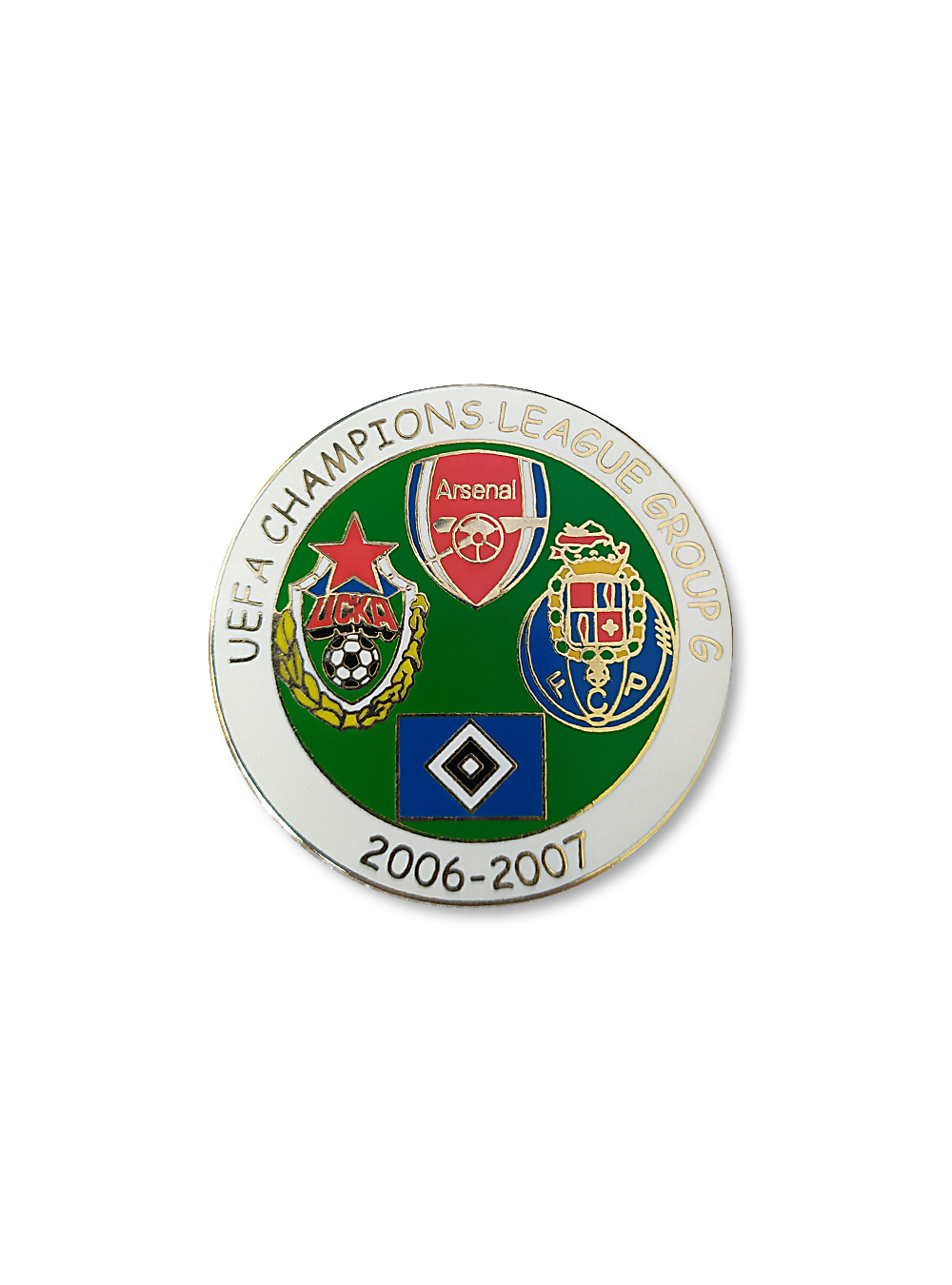 Коллекционный значок ЛЧ 2006-2007 Group G