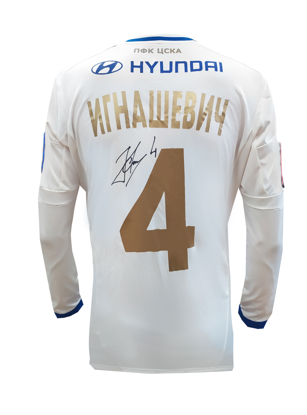 Футболка выездная с длинным рукавом с автографом ИГНАШЕВИЧА (9)