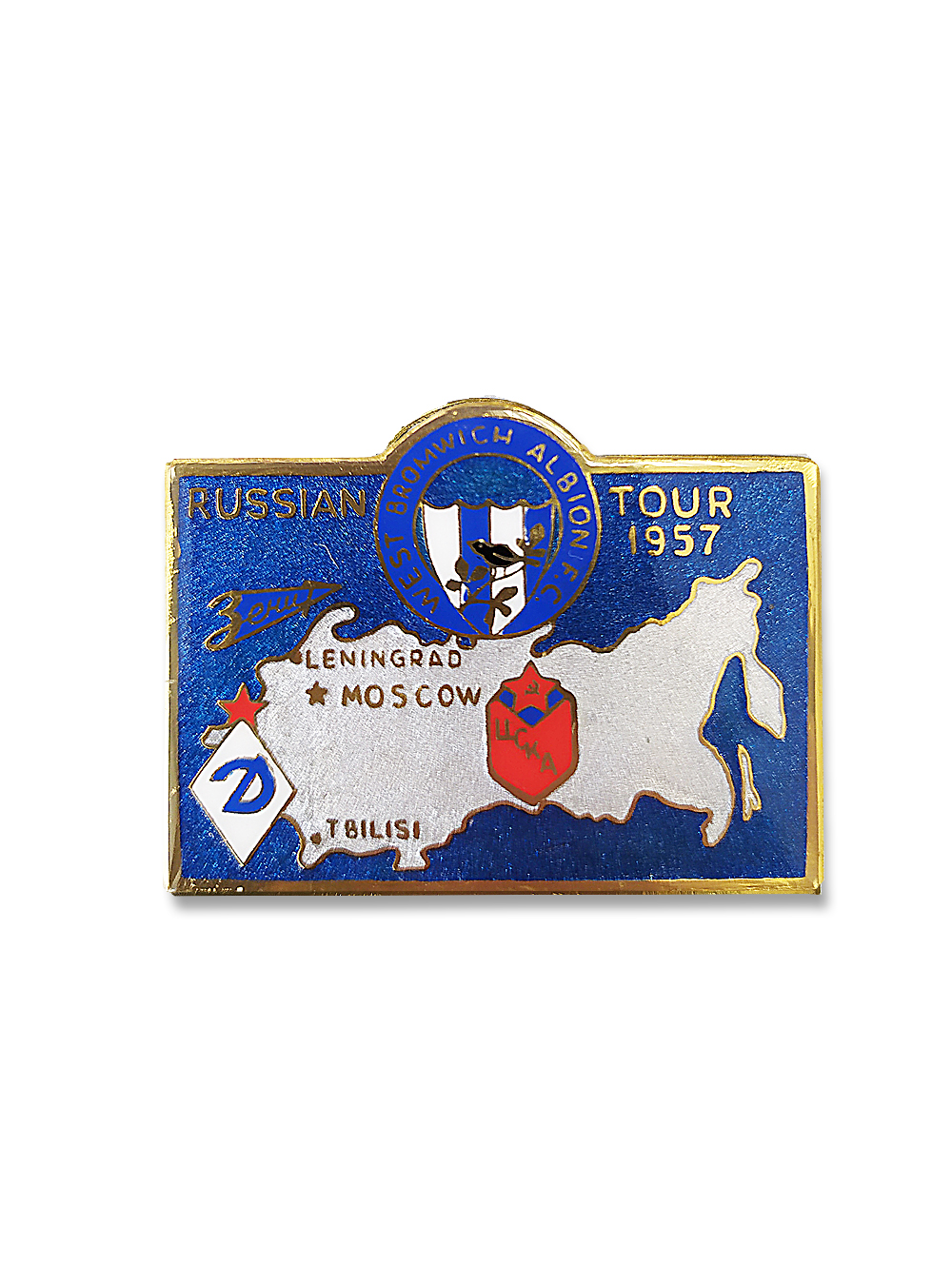 Коллекционный значок RUSSIAN TOUR-57, цвет синий ПФК ЦСКА 65521706 - фото 1