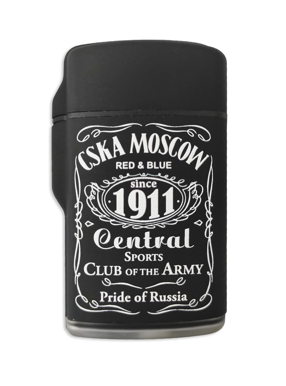 Зажигалка " CSKA MOSCOW 1911 " cover, цвет чёрный от Cskashop