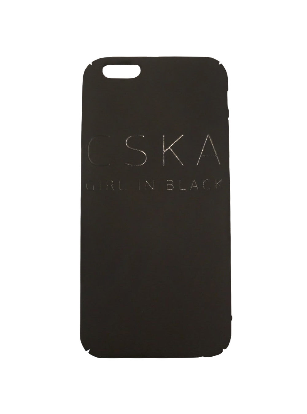 Клип-кейс "CSKA GIRL IN BLACK" для iPhone 6/6S, цвет черный