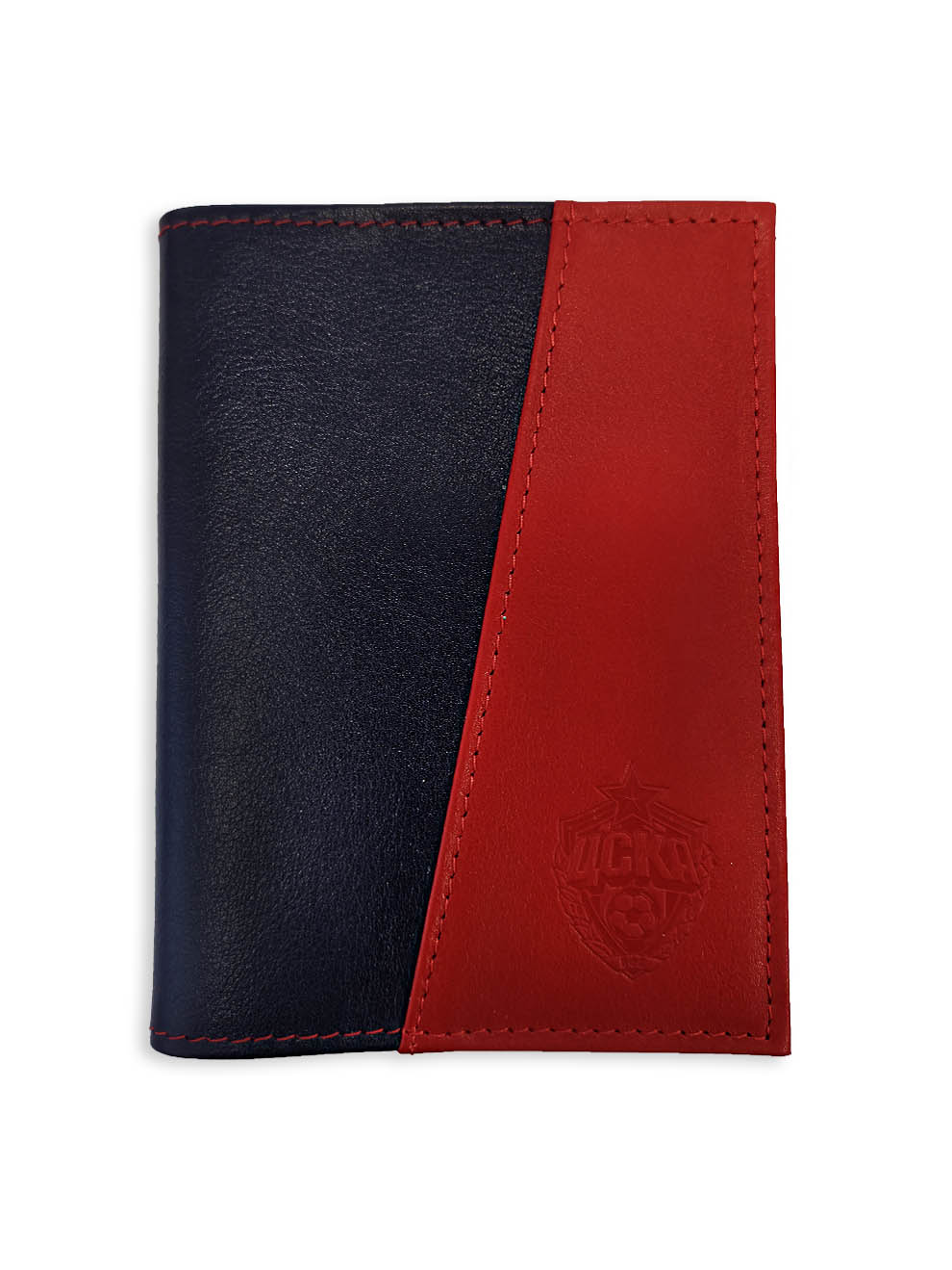 Обложка для автодокументов и паспорта, красный/синий