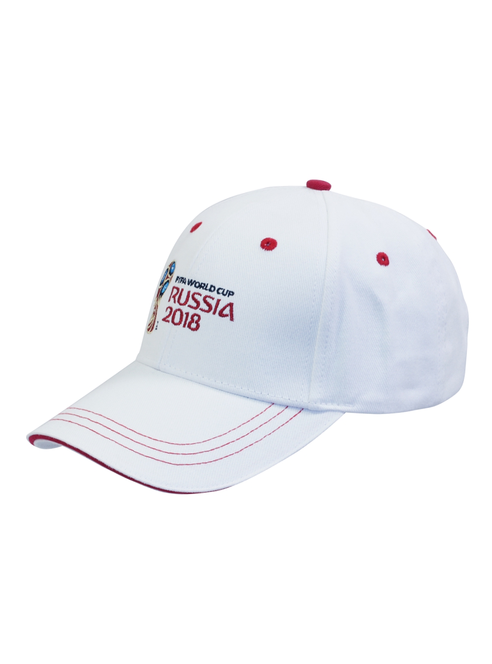 Бейсболка белая "Эмблема ЧМ 2018"