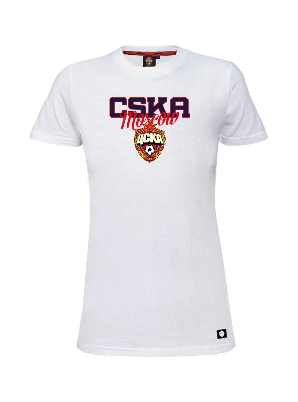 фото Футболка женская "cska moscow", цвет белый (s) пфк цска