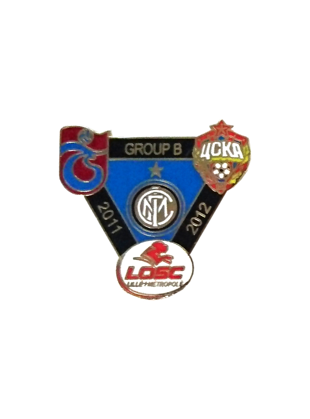 Коллекционный значок ЛЧ 2011-2012 Group B