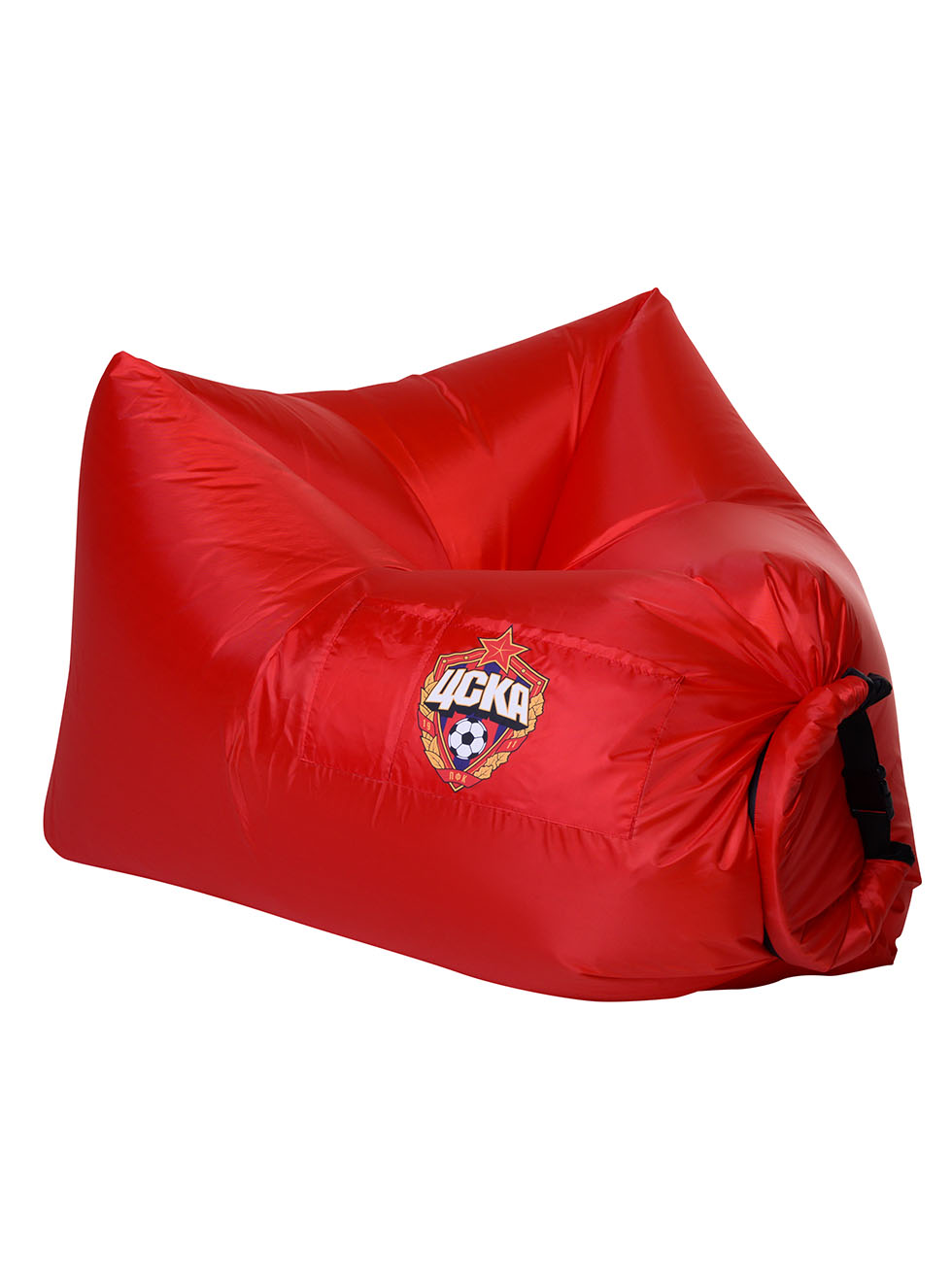 фото Надувное кресло airpuf красный с эмблемой цска пфк цска