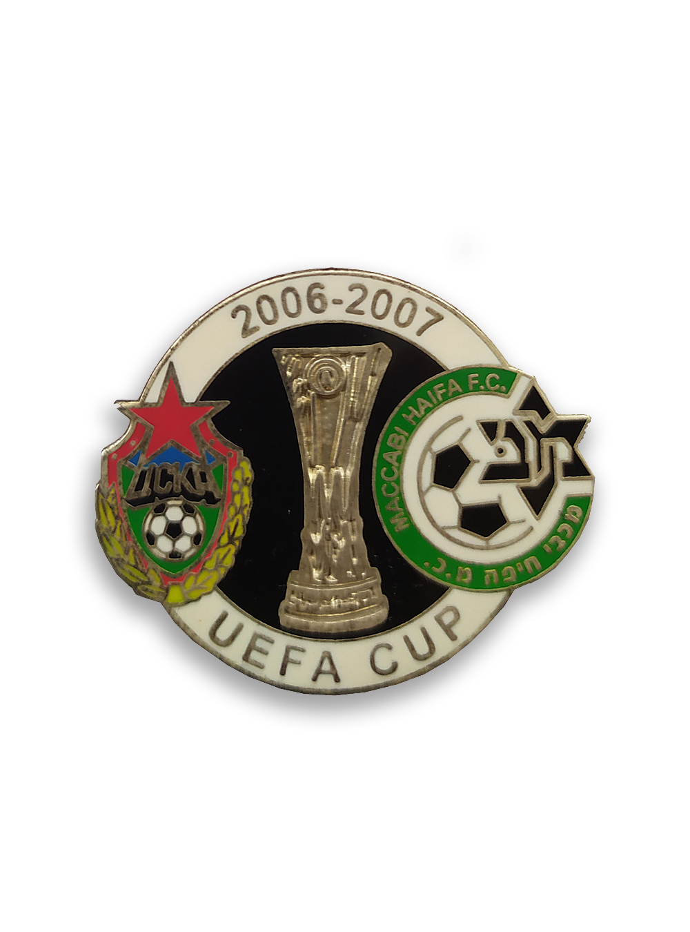 Коллекционный значок Кубок УЕФА 2006-2007 1/16 финала