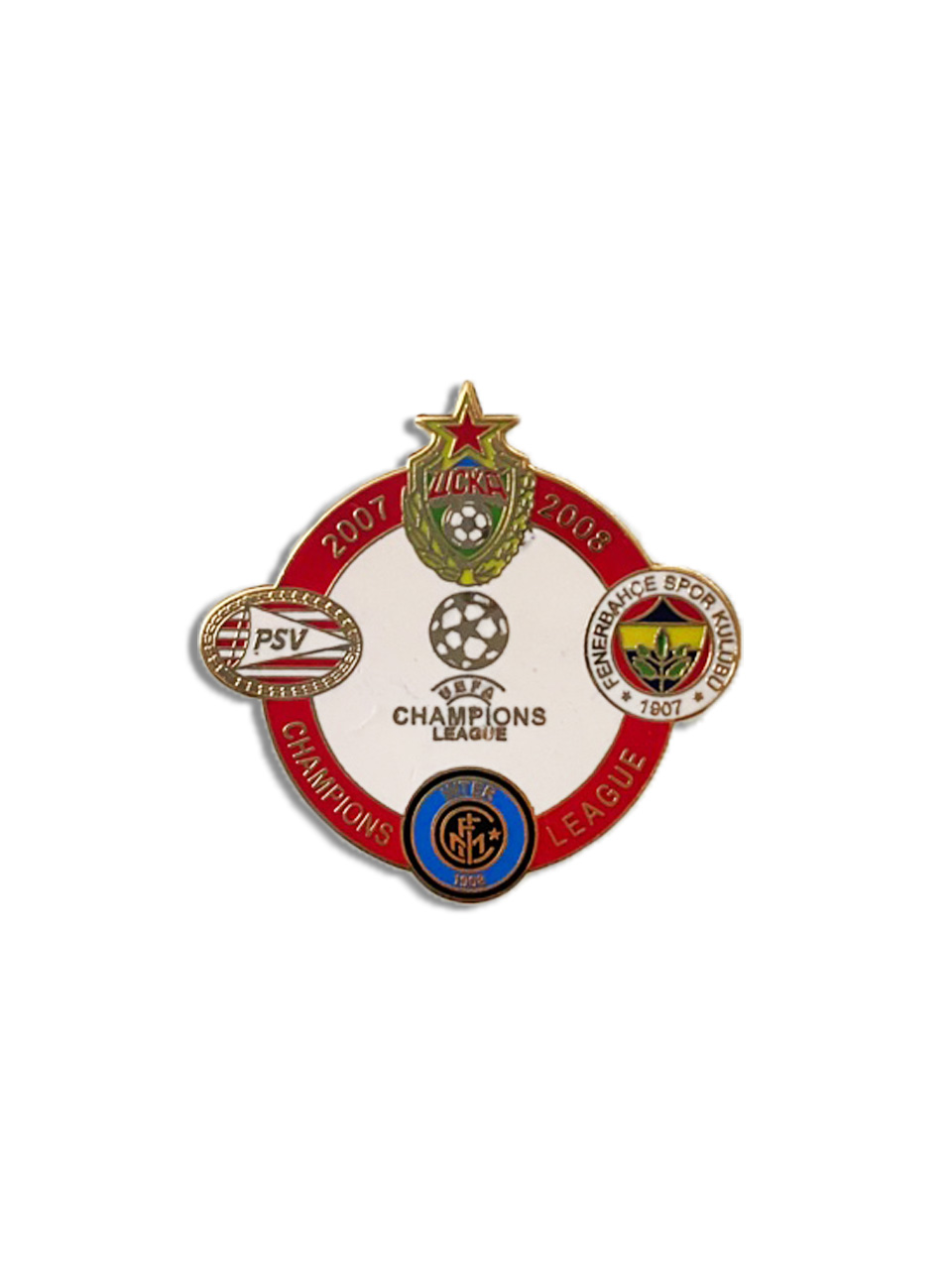 Коллекционный значок ЛЧ 2007-2008 Group G