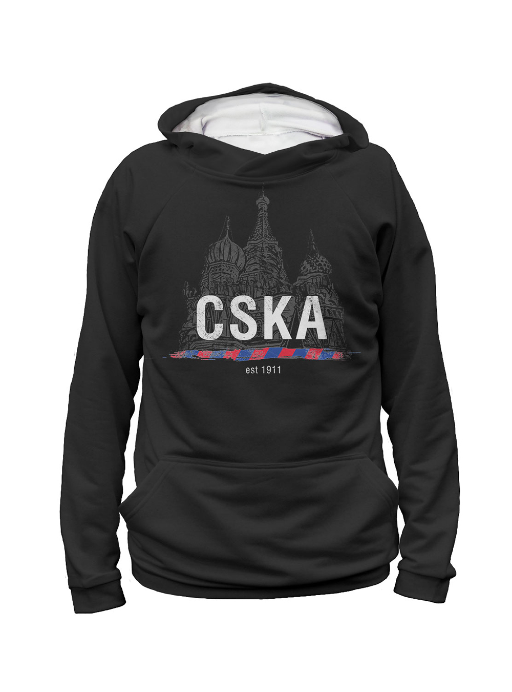 Худи "CSKA 1911", цвет черный (Женский, XS)