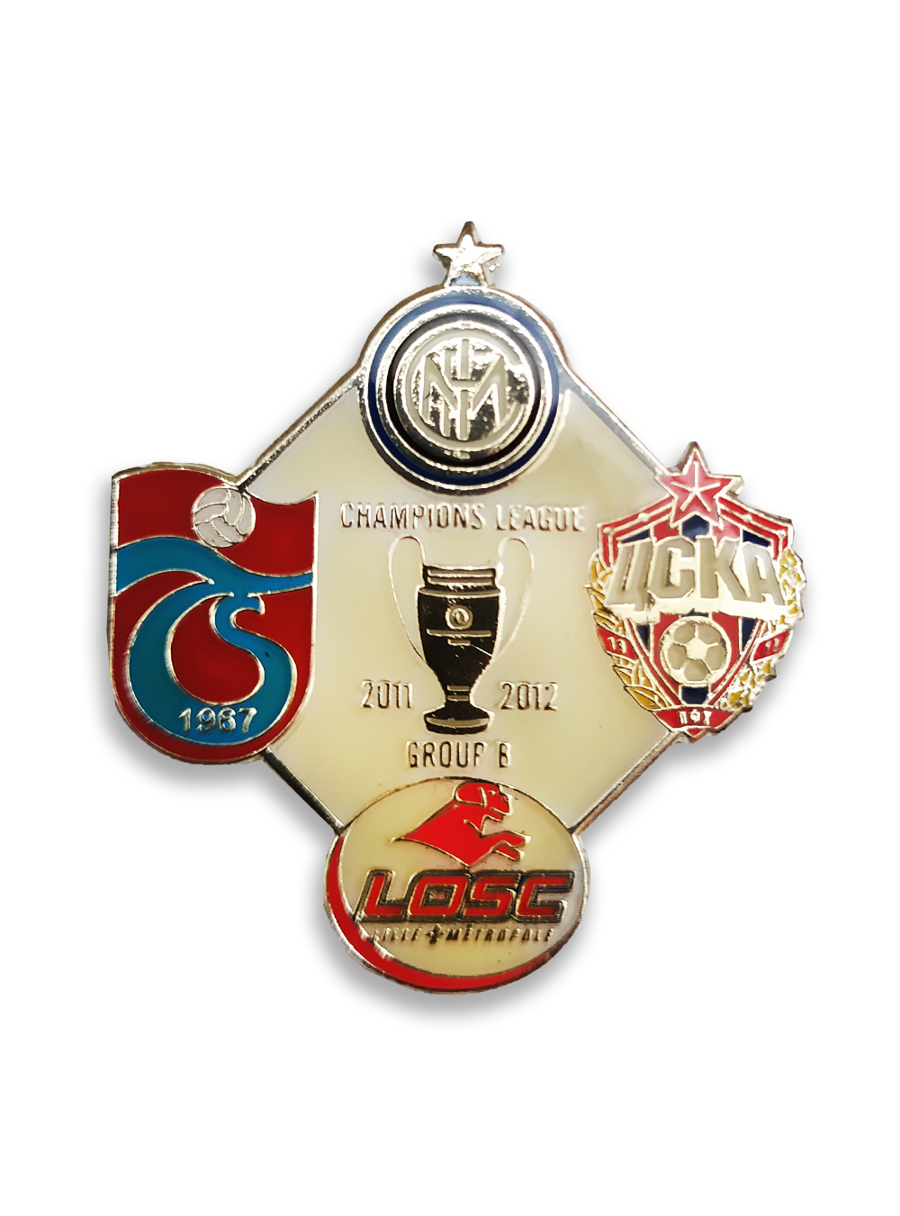 Коллекционный значок ЛЧ 2011-2012 Группа B