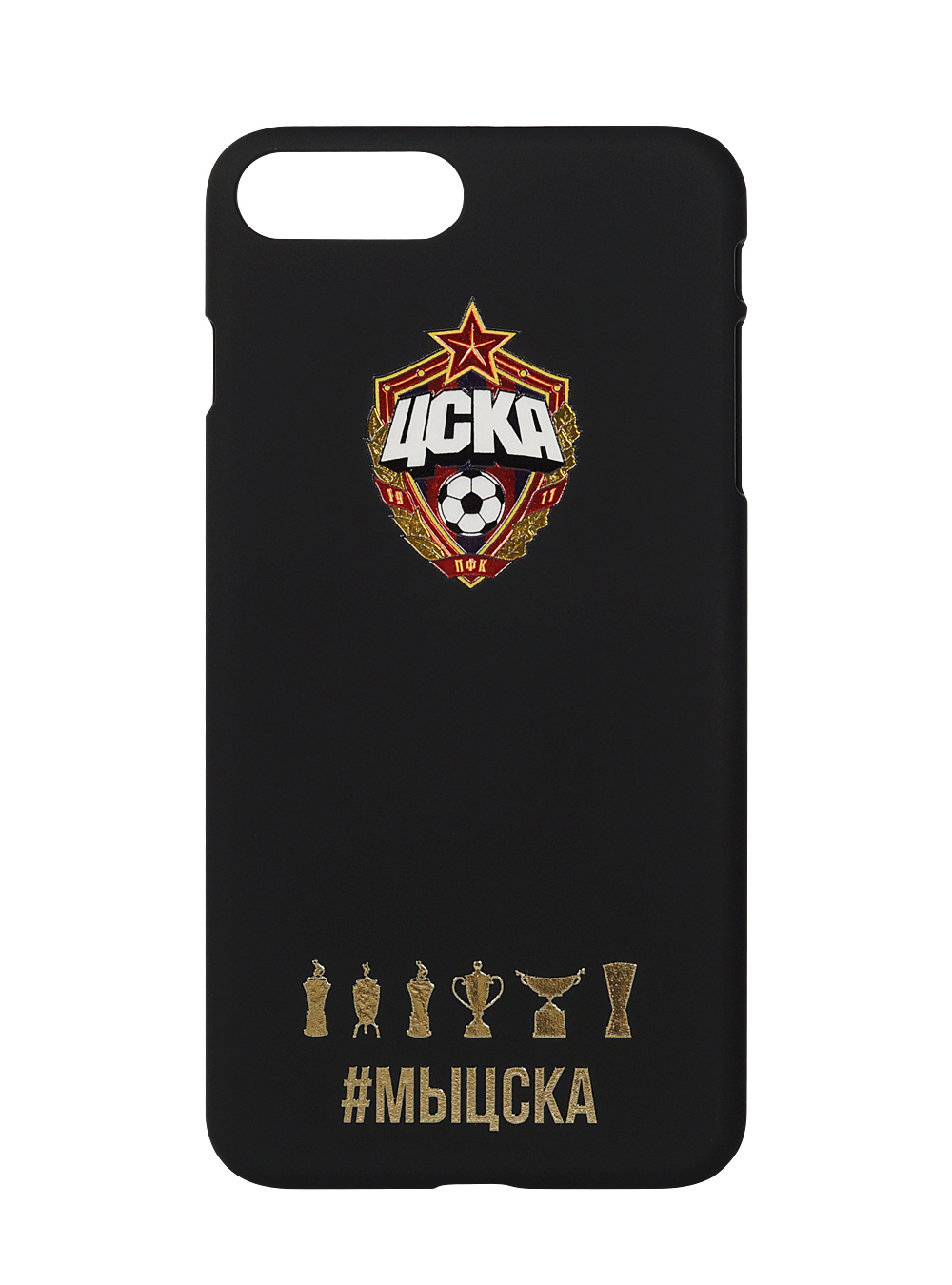 Клип-кейс для iPhone 7/8 Plus #МЫЦСКА чёрный