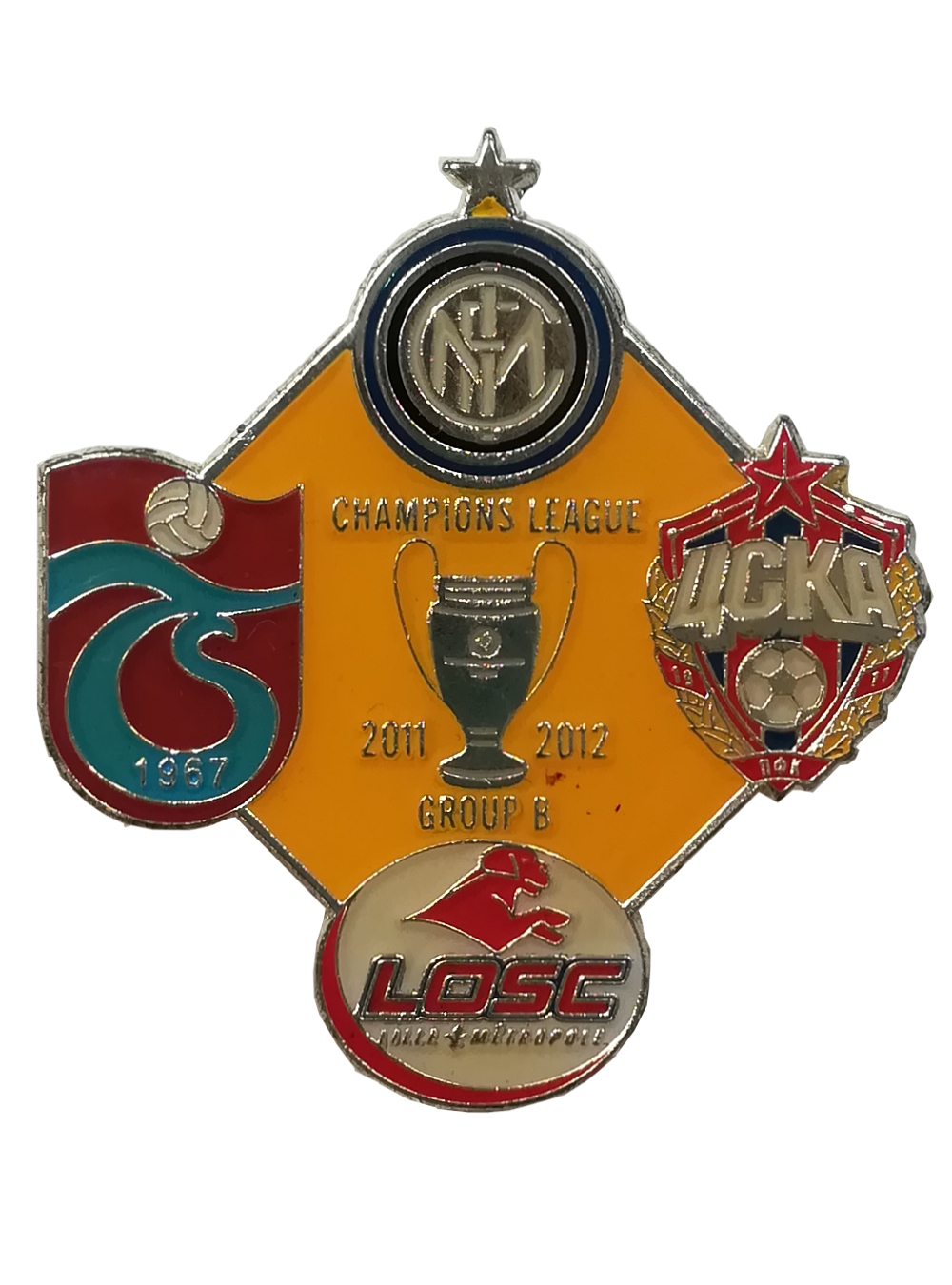 Коллекционный значок ЛЧ 2011-2012 Group B