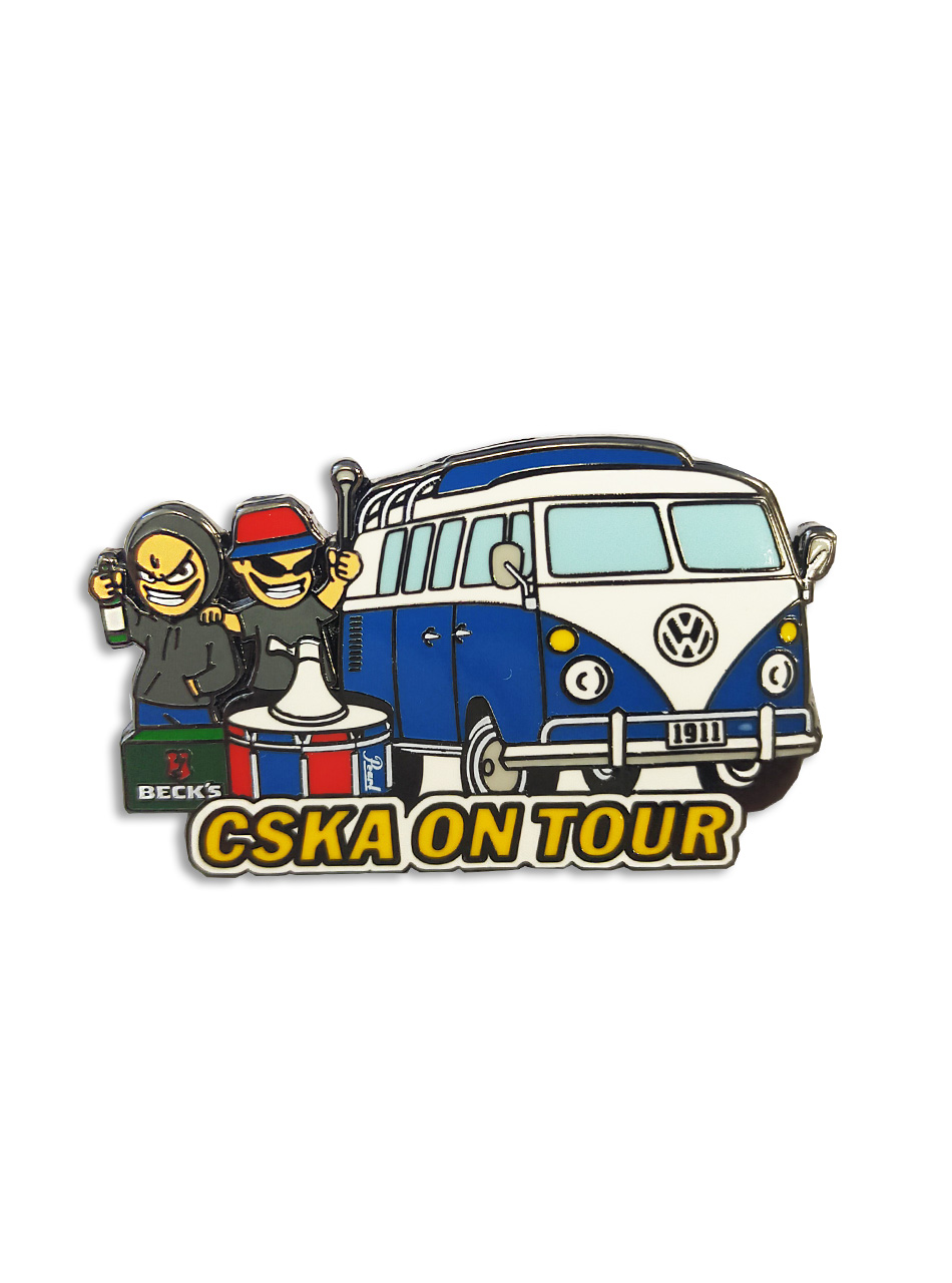 Коллекционный значок CSKA ON TOUR minibus