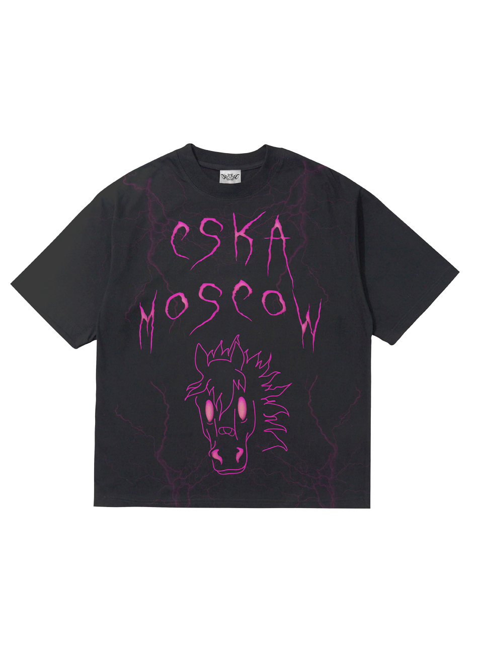 Футболка Пошлая Молли (розовый конь) (XXL)