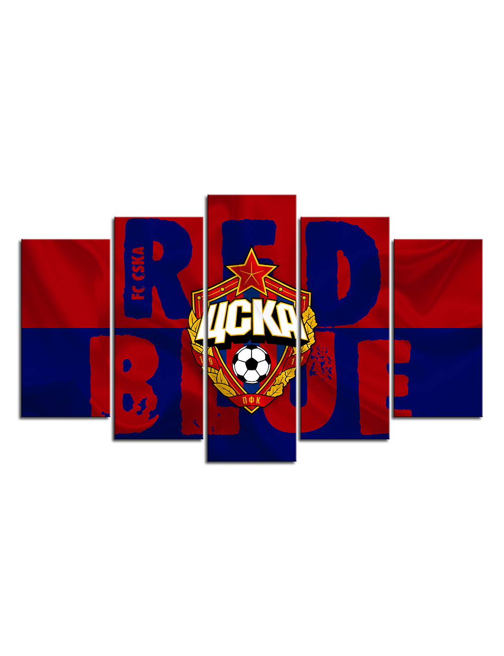   RED-BLUE CSKA (100x60 )