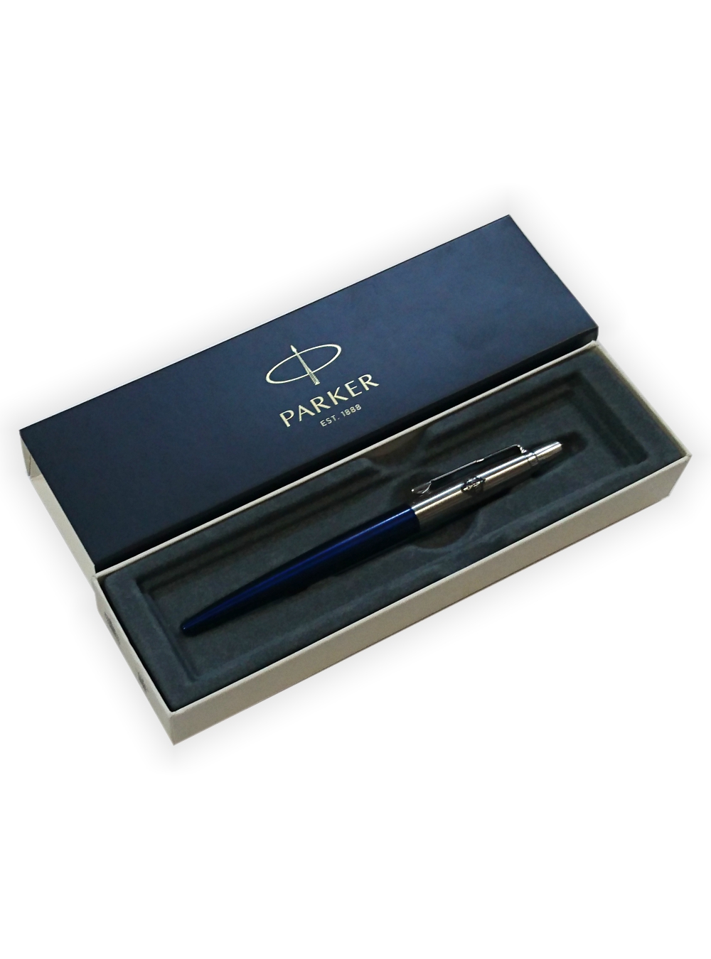 Ручка Parker металлическая, цвет синий от Cskashop