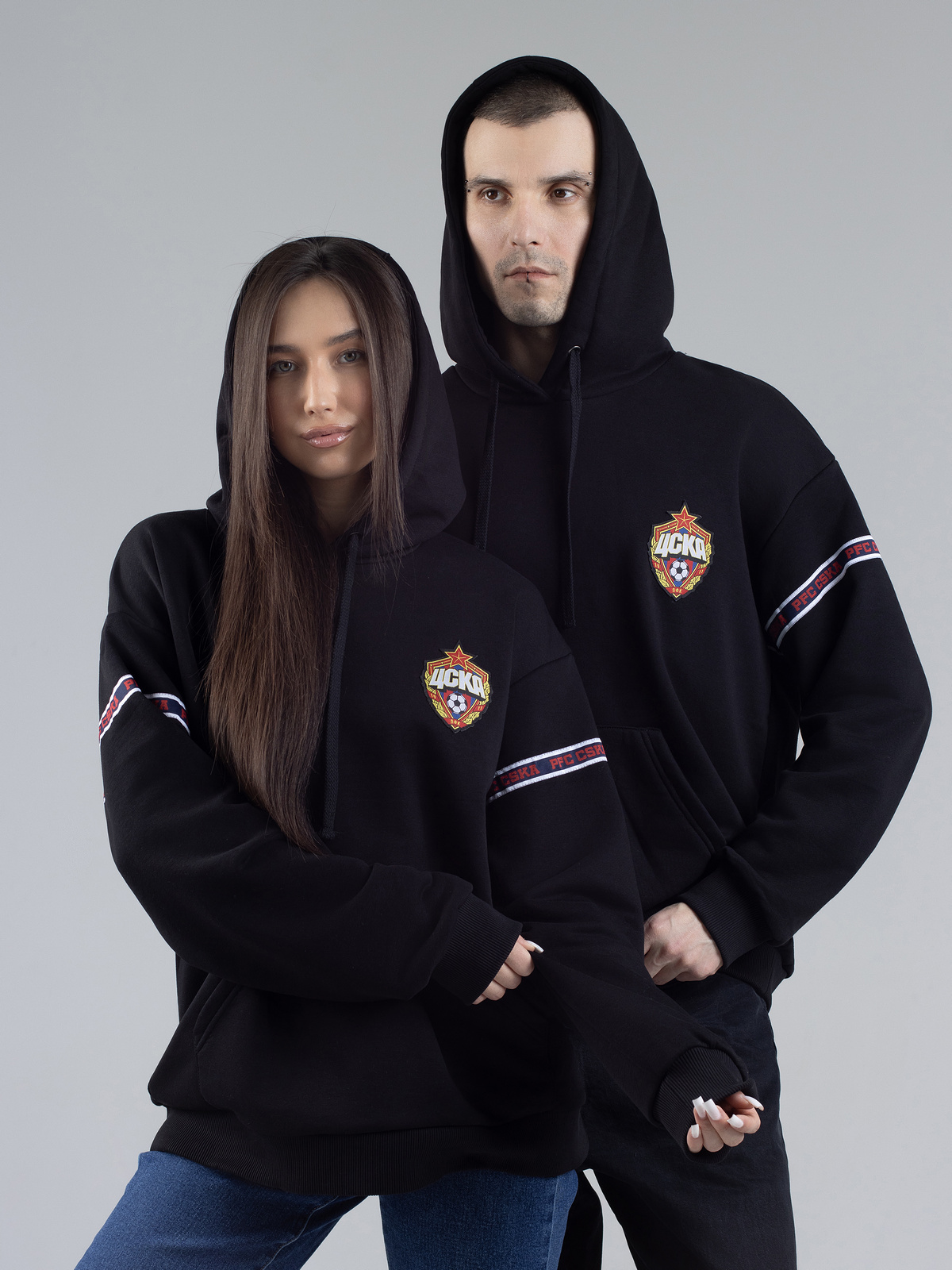 

Худи PFC CSKA с эмблемой, цвет черный