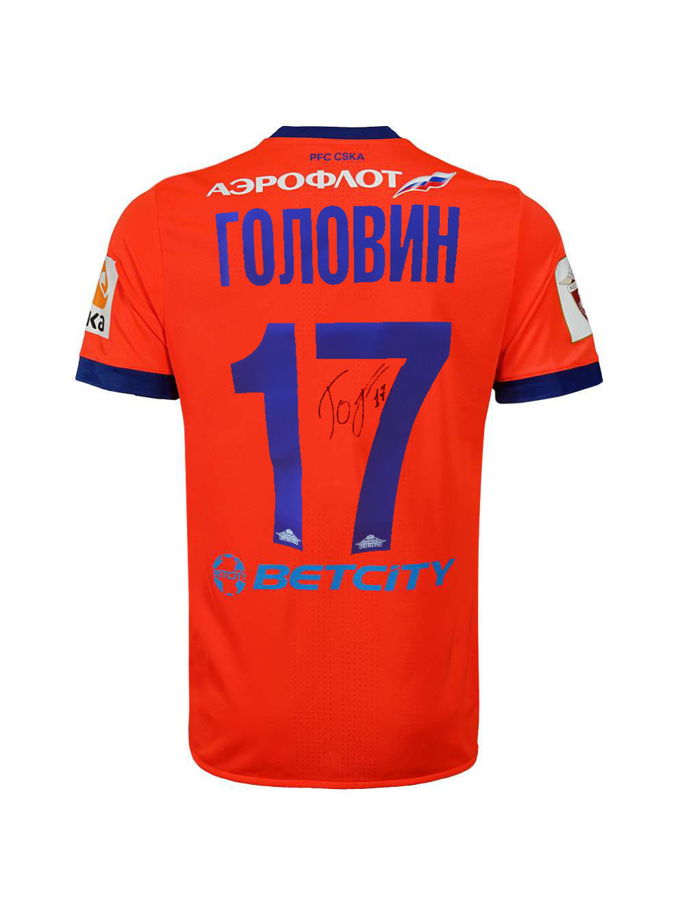 Игровая футболка с автографом  ГОЛОВИНА (7)
