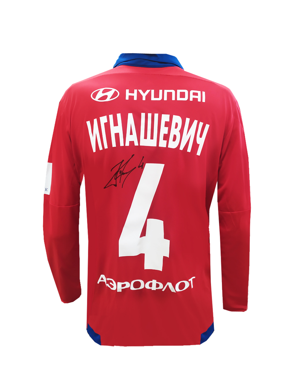 Футболка игровая домашняя д.р с автографом ИГНАШЕВИЧА (8)