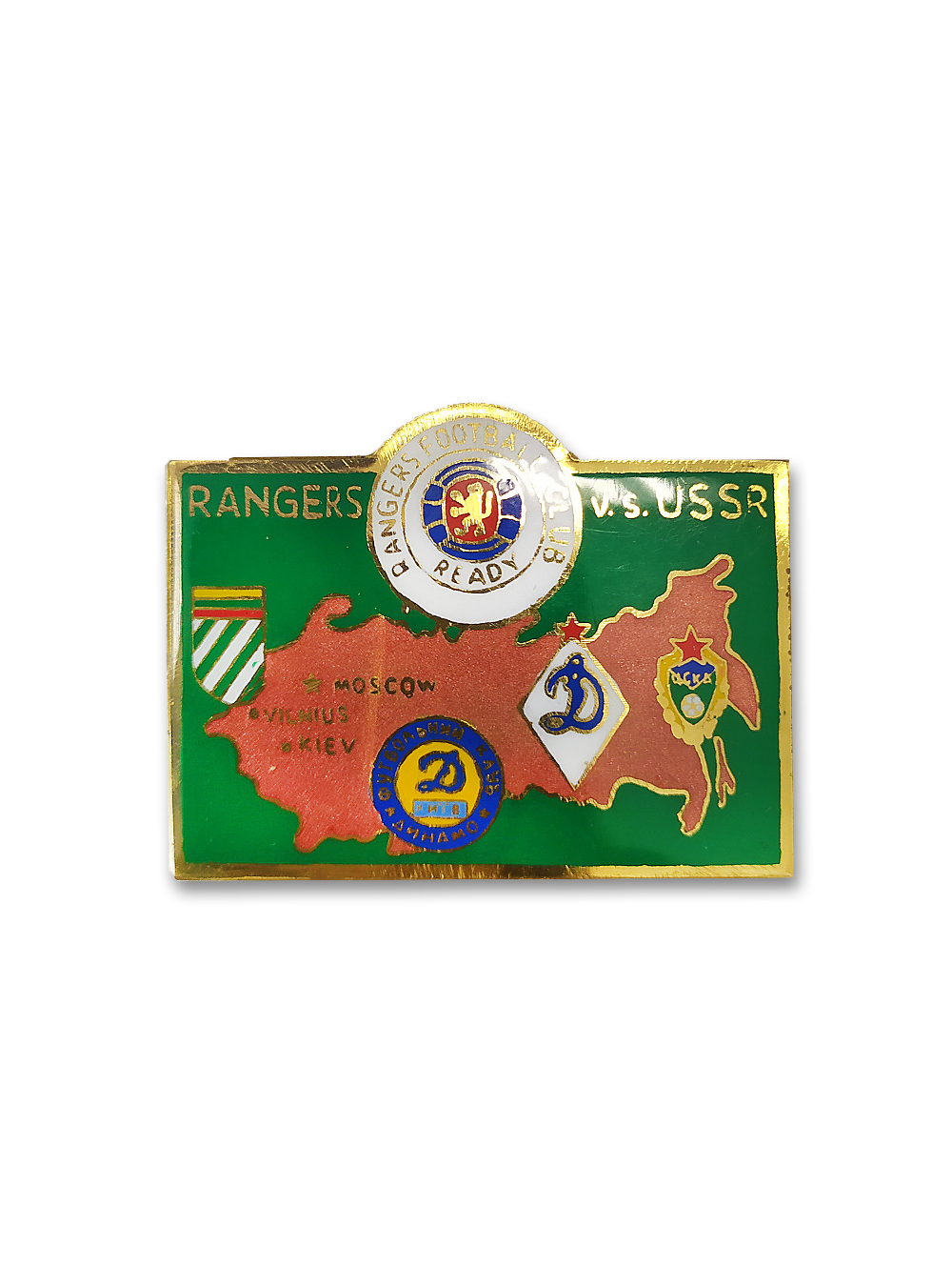 Коллекционный значок Rangers vs USSR