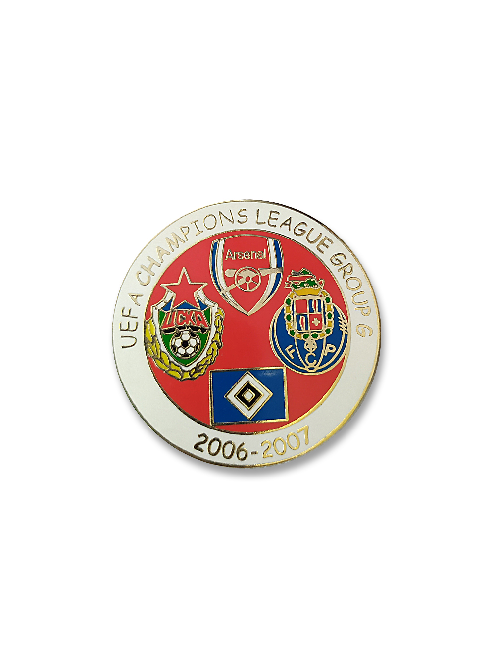 Коллекционный значок ЛЧ 2006-2007 Group G