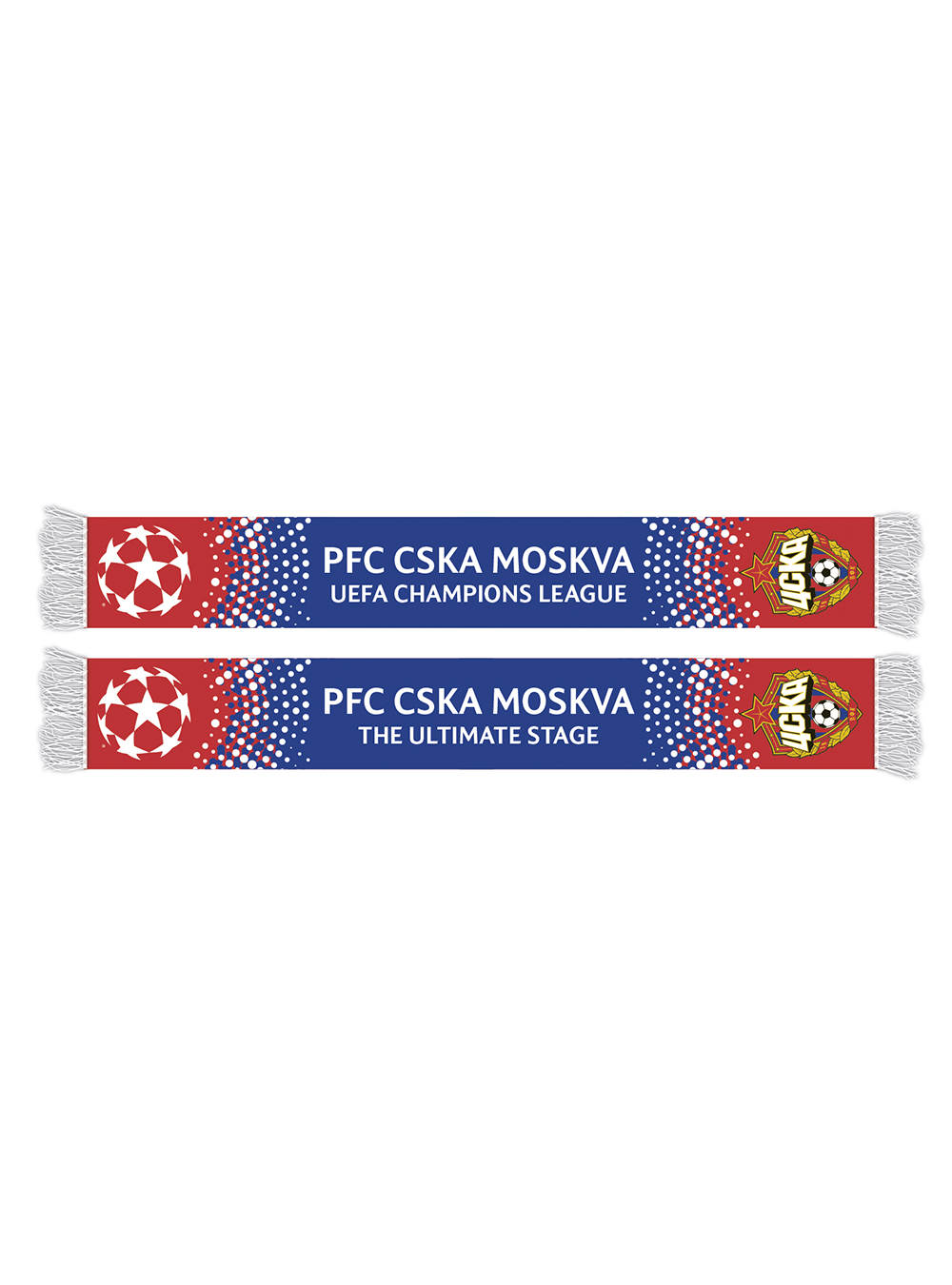 Шарф вязаный "Champions League"
