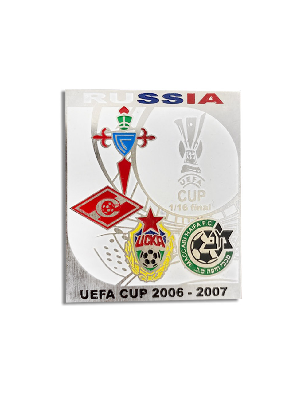 Коллекционный значок Кубок УЕФА 2006-2007 1/16 финала