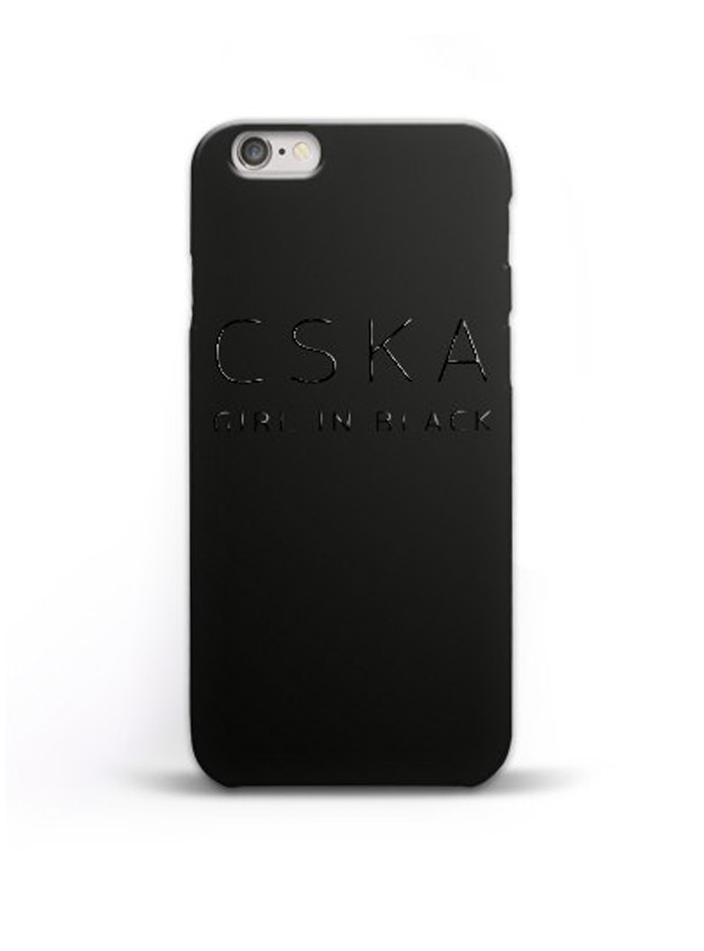 Клип-кейс "CSKA GIRL IN BLACK" для iPhone 7, цвет чёрный