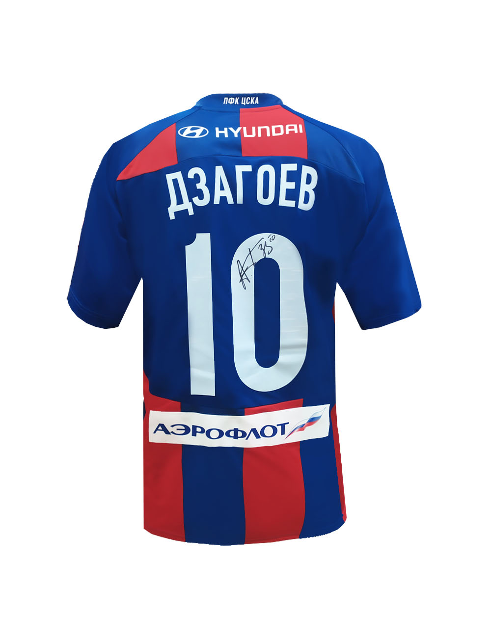 Reebok Футболка игровая домашняя 2011/2012 с автографом ДЗАГОЕВА (M)