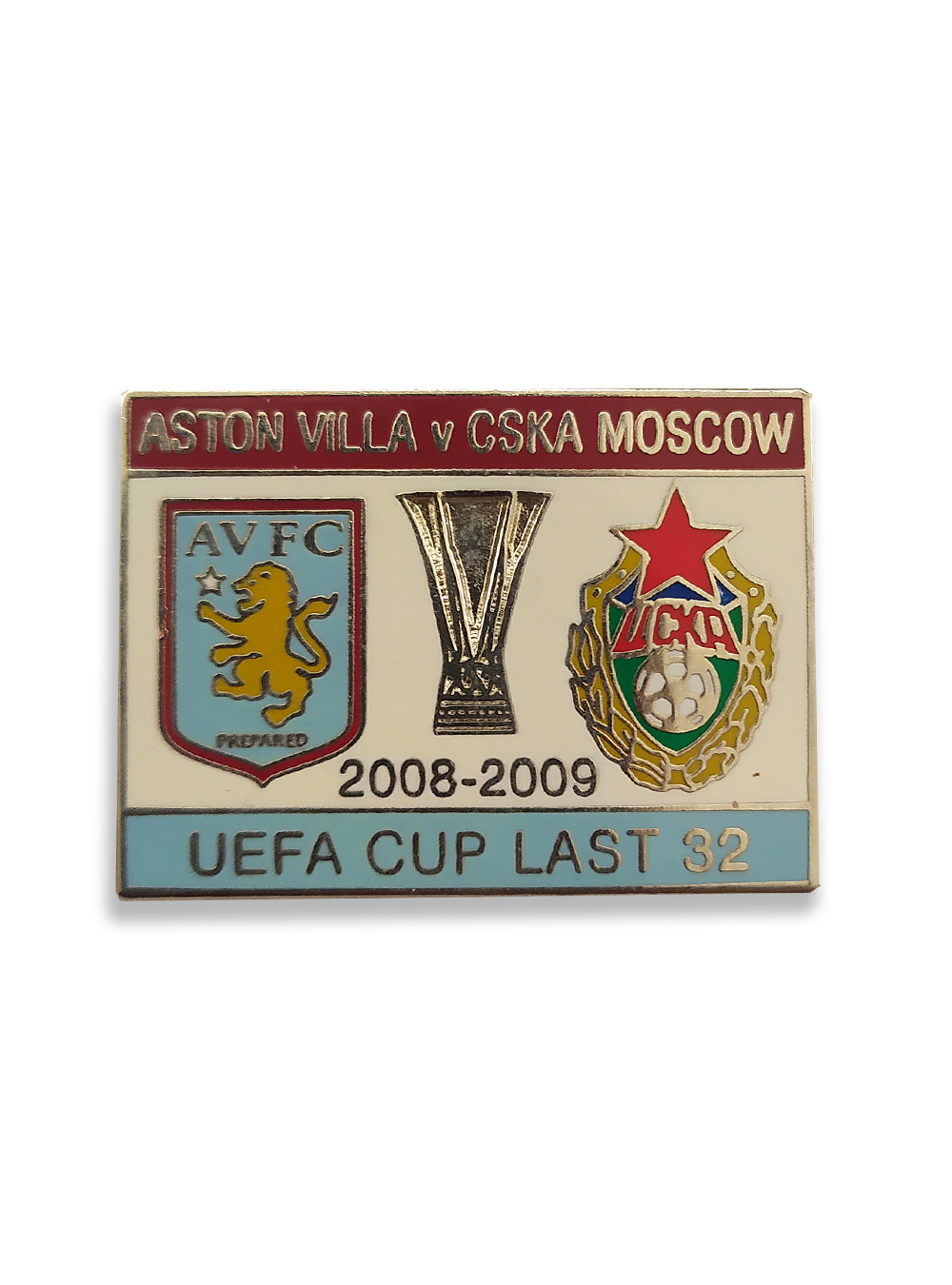 Коллекционный значок Кубок УЕФА 2008-2009 1/16 финала