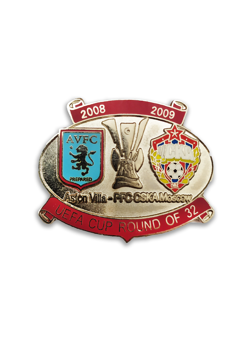 Коллекционный значок Кубок УЕФА 2008-2009 1/16 финала