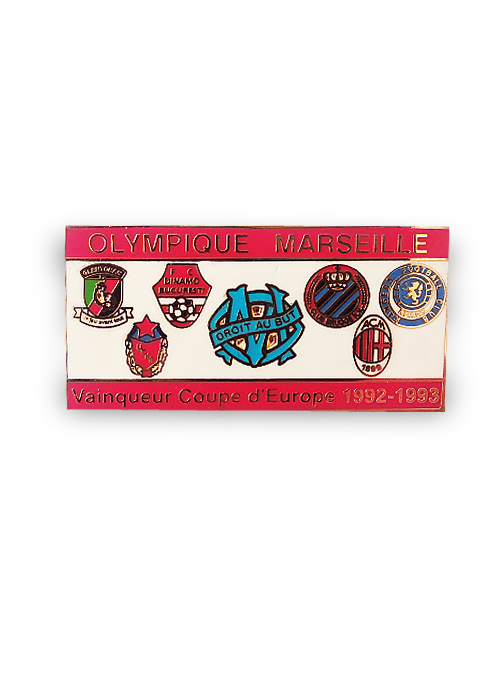Коллекционный значок Winner Champions League 1993 OLIMPIQUE MARSEILLE