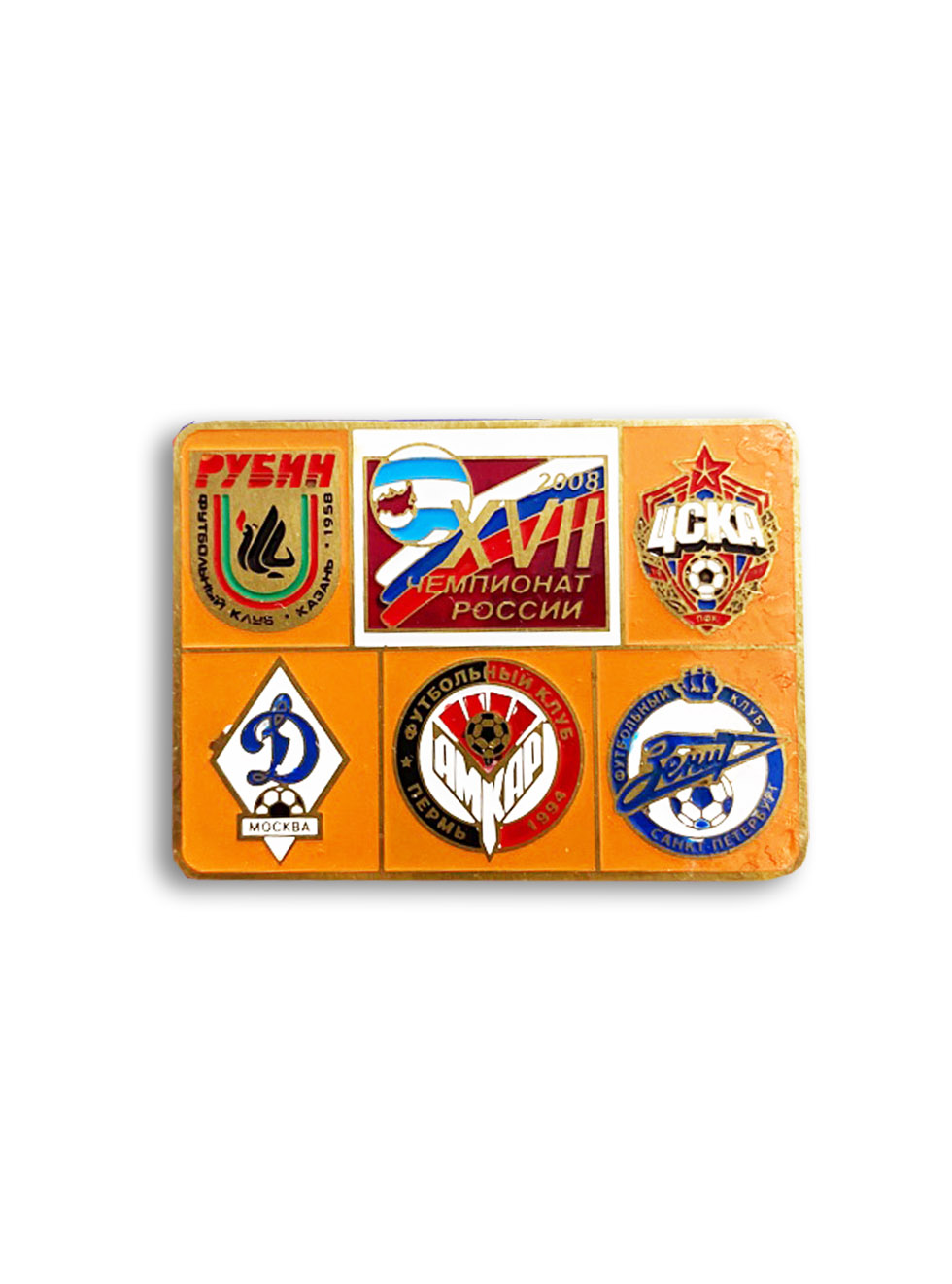 Коллекционный значок XVII Чемпионат России 2008