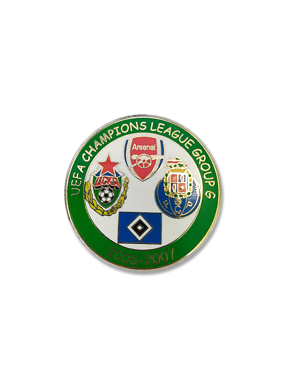 

Коллекционный значок ЛЧ 2006-2007 Group G