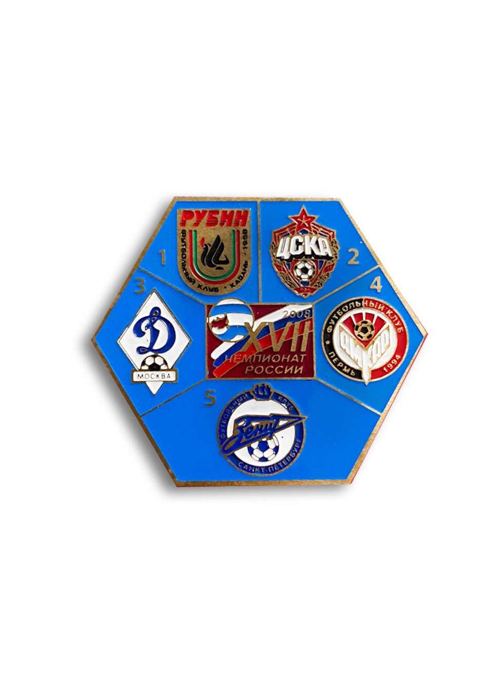 Коллекционный значок XVII Чемпионат России 2008