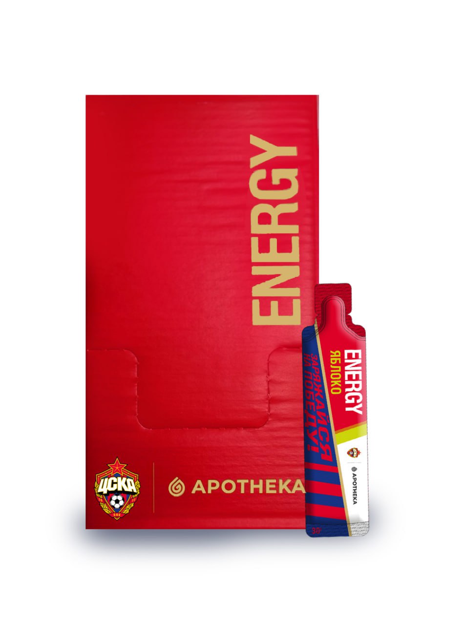 Функциональный напиток APOTHEKA  (набор 20 шт) "APPLE ENERGY SHOT"/АПОТЕКА "ЭПЛ ЭНЕРДЖИ ШОТ"
