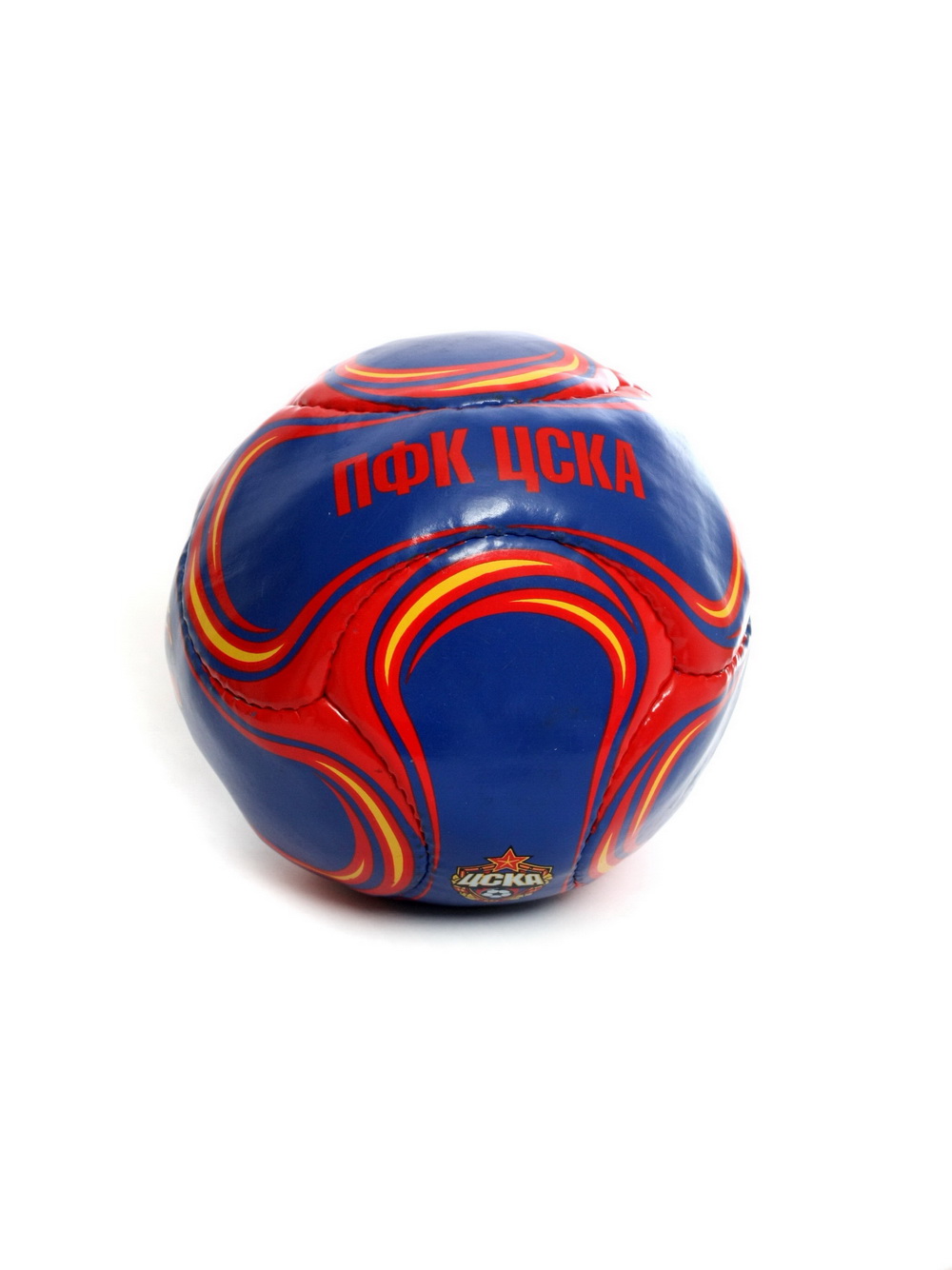 Мяч сувенирный красно-синий "Эмблема и талисман", размер 2 от Cskashop